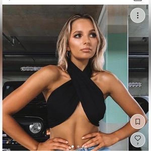 Princely Polly halter tie top - Take The Reins top